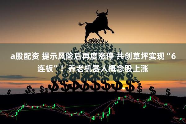 a股配资 提示风险后再度涨停 共创草坪实现“6连板”！养老机器人概念股上涨